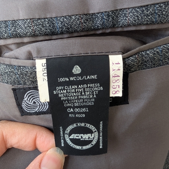 Vintage Leishman 100% pure virgin wool made in canada size 46 blazer - Picture 11 of 14